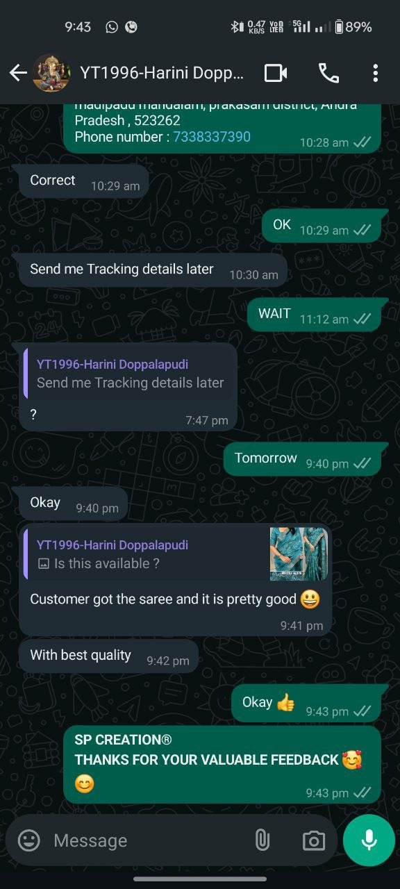 WhatsApp Testimonial 12