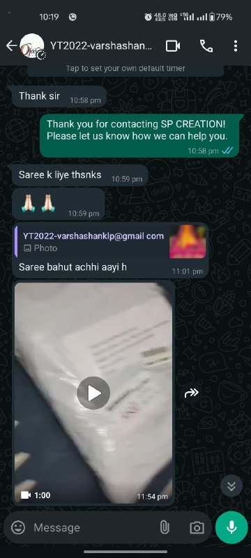 WhatsApp Testimonial 9